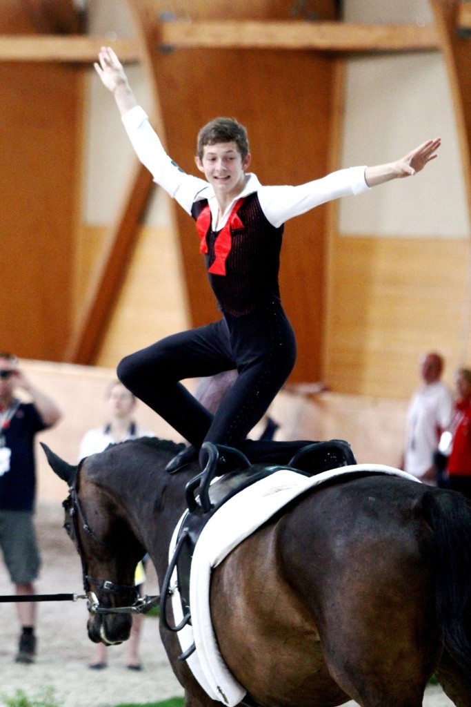 Andrew MacLachlan winning bronze at the European Championships in 2012